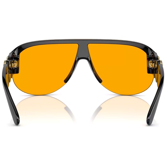 Versace NWT Unisex Sunglasses VE4391 in Black/Orange - Picture 3 of 6